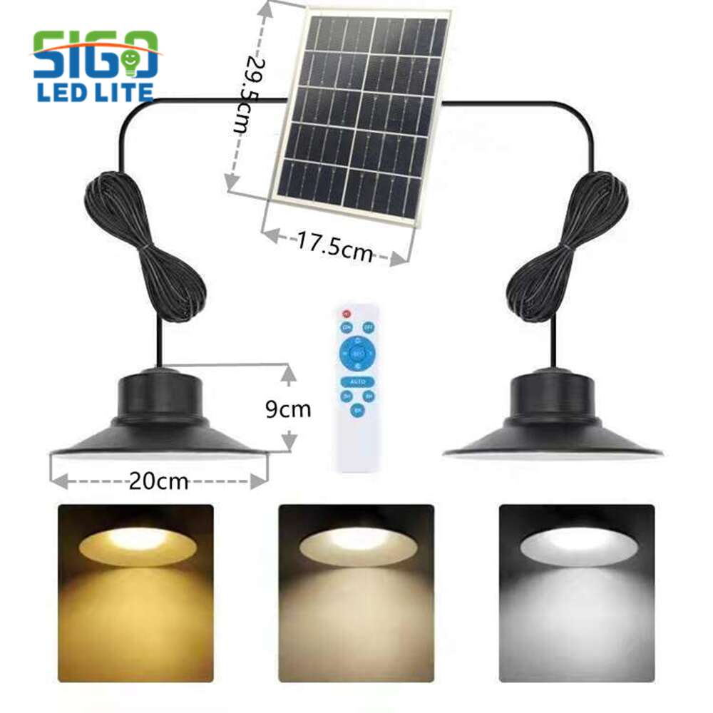 Lampes suspendues à énergie solaire Vente en gros de lampes suspendues extérieures étanches