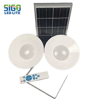 Lumières de hangar à énergie solaire suspendues