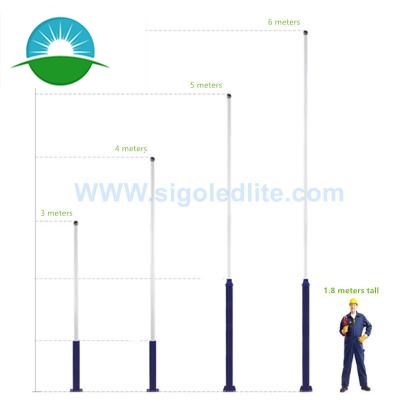lampadaire pour lampadaire LED et solaire
