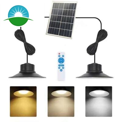 Solar Pendant Light with Remote Controller