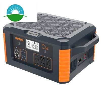 Meilleure centrale électrique portable hors réseau 2000W personnalisée
