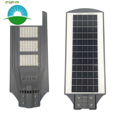 Lampadaires solaires tout-en-un IP65 avec détecteur de mouvement