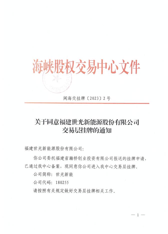 Félicitations chaleureuses pour l'inscription réussie de SIGOLED au Haixia Equity Exchange Center